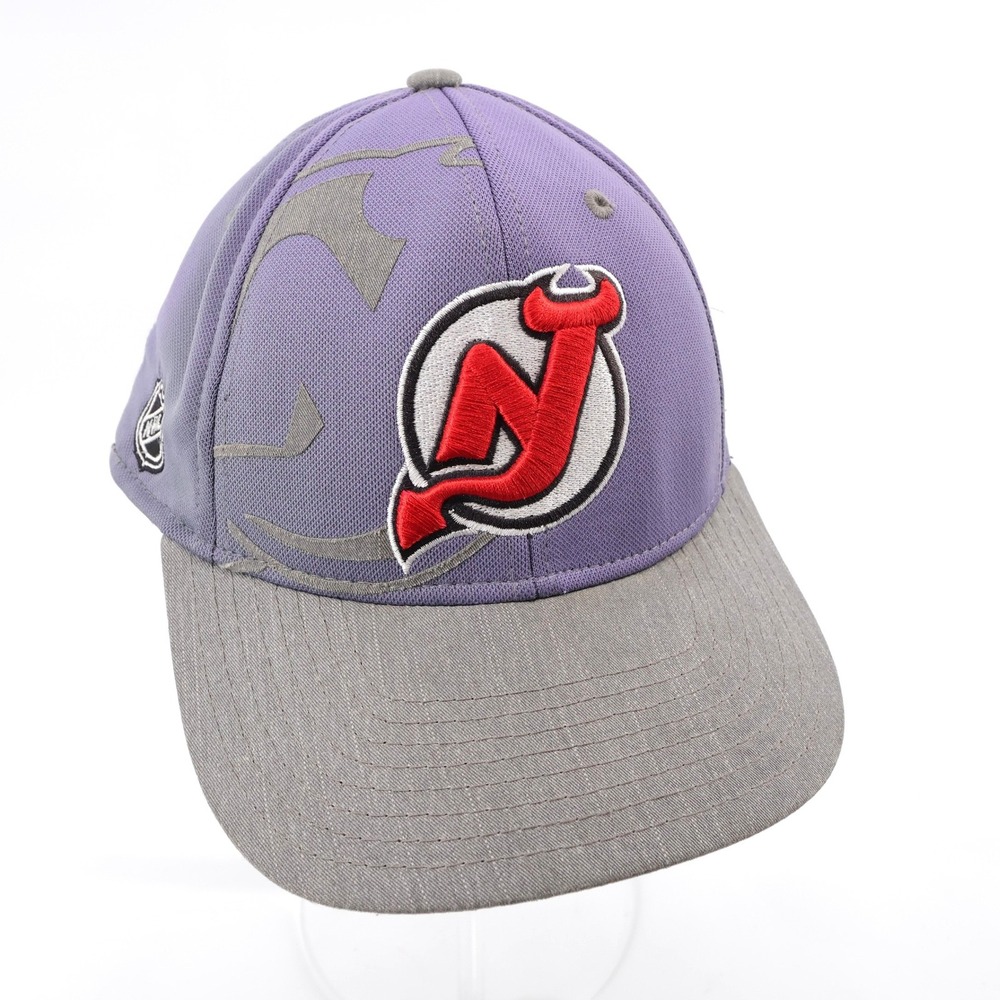 Reebok New Jersey Devils NHL Center Ice Hat Grey Mens S/M